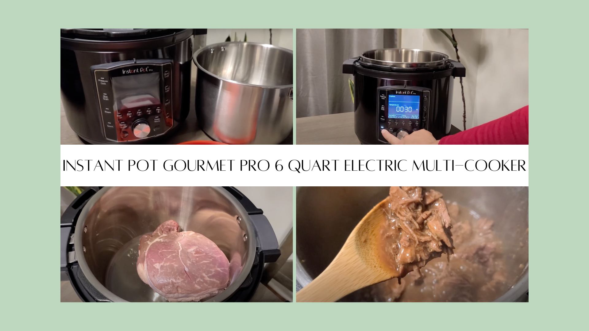 Instant Pot 6-Qt. Pro Pressure Cooker + Reviews