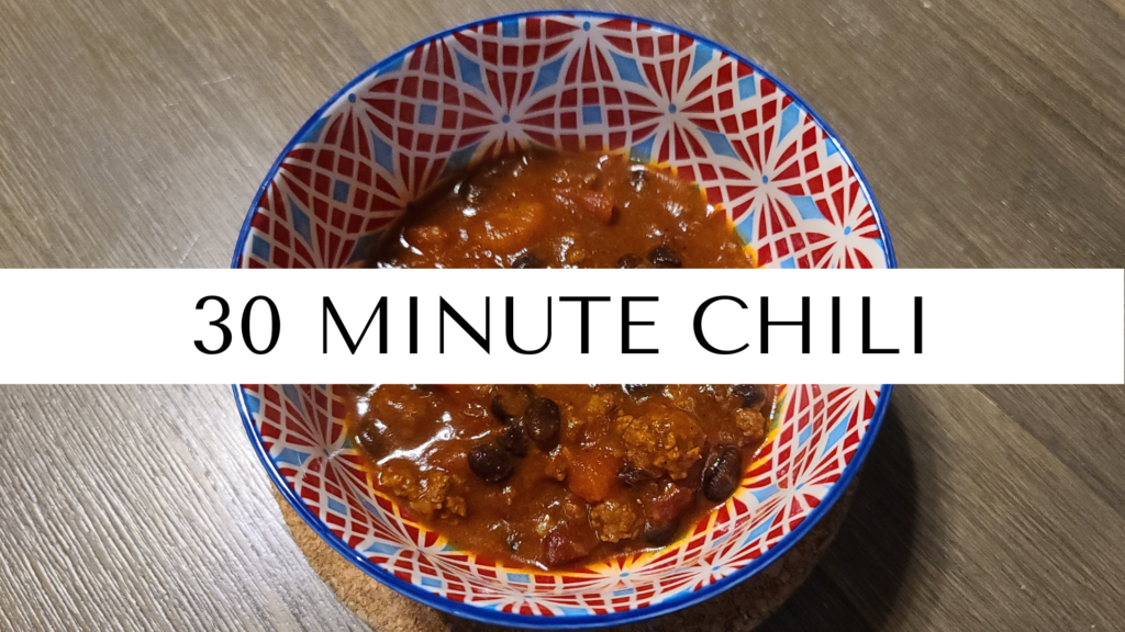 30 Minute Chili Recipe Deeandfam